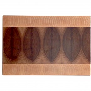 End Grain Kesme Tahtası - Ceviz & Akçaağaç - 40x27x4 cm -  Profesyonel Seri | Muson Wood