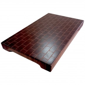 End Grain Kesme Tahtası - Sapelli, & Meşe- 47x28x4 cm - Profesyonel Seri | Muson Wood | 041