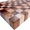 End Grain Kesme Tahtası - Akçaağaç, İroko, Dişbudak, Sapelli, & Meşe- 43x29x4 cm - Profesyonel Seri | Muson Wood | 042
