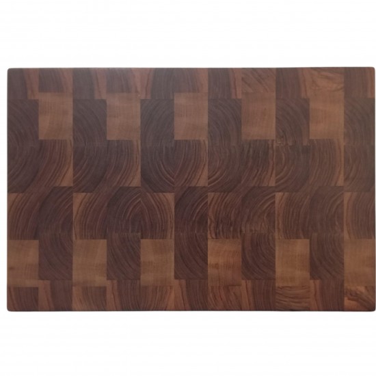End Grain Kesme Tahtası - Ceviz- 45x30x4 cm - Profesyonel Seri | Muson Wood | 049