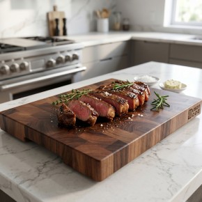 End Grain Kesme Tahtası - Ceviz- 35x25x3,5 cm - Profesyonel Seri | Muson Wood | 050