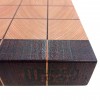 End Grain  Kesme Tahtası - Wenge & Kestane - 36x29x4 cm Özel Seri