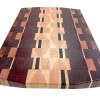 End Grain Kesme Tahtası - Wenge, Ceviz, Paduk, Dişbudak ve Meşe- 42x28x3,5  | Muson Exclusive