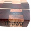 End Grain Kesme Tahtası - Wenge, Ceviz, Paduk, Dişbudak ve Meşe- 42x28x3,5  | Muson Exclusive