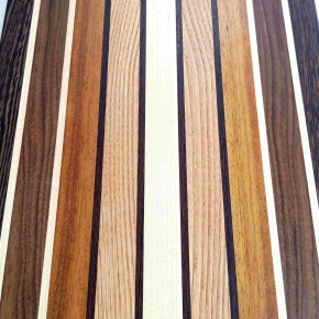 Kesme Tahtası - Akçaağaç , Ceviz , Wenge , İroko & Kestane - 37x27x2,7 cm - Klasik Seri | Muson Wood