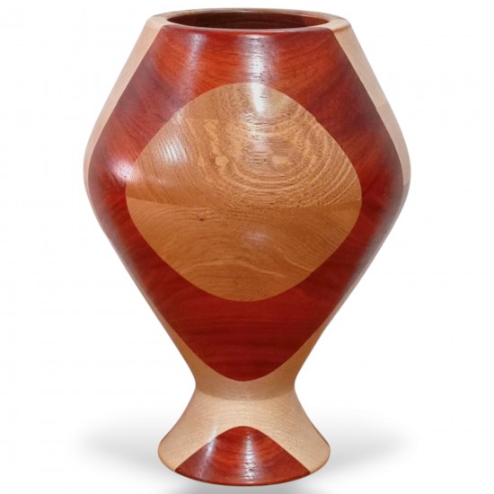 Muson Wood Ahşap Vazo 0014