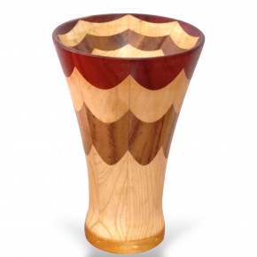 Muson Wood Ahşap Vazo 0027