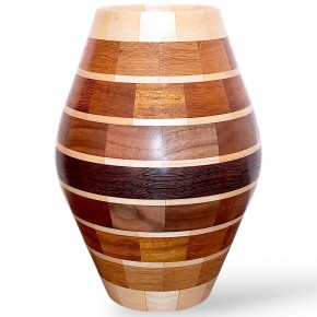 Muson Wood Ahşap Vazo 0019